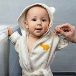 Baby Fehn Bademantel NATUR aus Bio-Baumwolle - Gr. 80 -Baden & Waschen Verkäufe baby fehn bademantel natur aus bio baumwolle gr 80 056464 d4