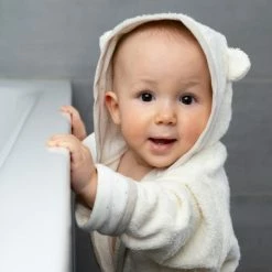 Baby Fehn Bademantel NATUR aus Bio-Baumwolle - Gr. 80 -Baden & Waschen Verkäufe baby fehn bademantel natur aus bio baumwolle gr 80 056464 d5