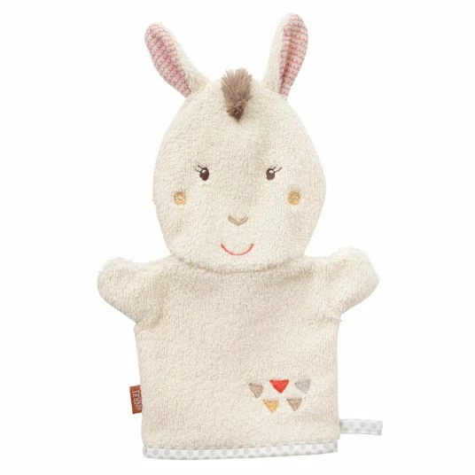 Baby Fehn Waschhandschuh Lama Maya - Peru 1 Baby Fehn Waschhandschuh Lama Maya - Peru