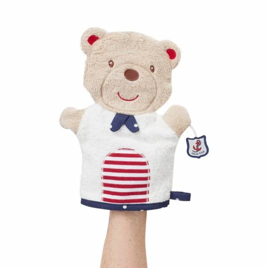 Baby Fehn Waschhandschuh Teddy - Ocean Club 1 Baby Fehn Waschhandschuh Teddy - Ocean Club