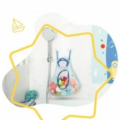 Badabulle Aufbewahrungsnetz für Bade-Spielzeug - Ocean -Baden & Waschen Verkäufe badabulle aufbewahrungsnetz fur bade spielzeug ocean b021004 d4