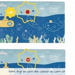 Baden & Waschen Verkäufe -Baden & Waschen Verkäufe badabulle badewannen matte mit thermometer ocean b023016 d1