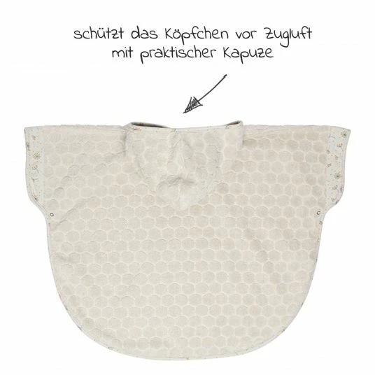 Bébé-jou Bade-Poncho - Wish Grey - Gr. 86/92 2 Bébé-jou Bade-Poncho - Wish Grey - Gr. 86/92 – Bild 2