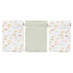 Bébé-jou Waschhandschuh 3er Pack Musselin - Rainbow Sky