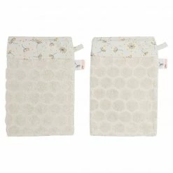 Bébé-jou Waschhandschuhe 2er Pack - Wish Grey