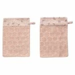 Bébé-jou Waschhandschuh 2er Pack - Leopard Pink 4 Bébé-jou Waschhandschuh 2er Pack - Leopard Pink – Bild 4