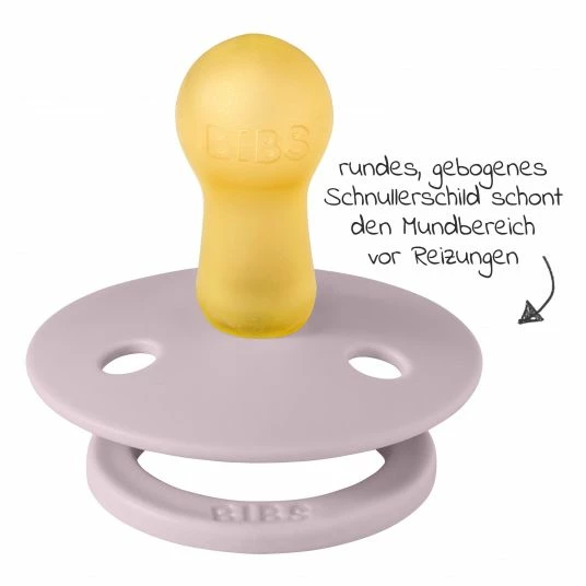 Bibs 5-tlg. Schnuller-Set - 4 Latex-Schnuller Colour 0-6 M + GRATIS Schnullerbox - Baby Pink Lavender Dusty Lilac Heather 5 Bibs 5-tlg. Schnuller-Set - 4 Latex-Schnuller Colour 0-6 M + GRATIS Schnullerbox - Baby Pink Lavender Dusty Lilac Heather – Bild 5