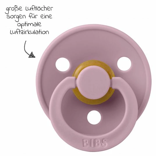 Bibs 5-tlg. Schnuller-Set - 4 Latex-Schnuller Colour 0-6 M + GRATIS Schnullerbox - Baby Pink Lavender Dusty Lilac Heather 6 Bibs 5-tlg. Schnuller-Set - 4 Latex-Schnuller Colour 0-6 M + GRATIS Schnullerbox - Baby Pink Lavender Dusty Lilac Heather – Bild 6