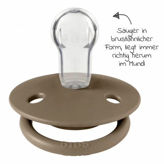 Bibs 6-tlg. Schnuller-Set - 4 Silikon-Schnuller De Lux 0-36 M + GRATIS 2x Silikon-Schnullerkette - Ivory Blush Vanilla Dark Oak 3 Bibs 6-tlg. Schnuller-Set - 4 Silikon-Schnuller De Lux 0-36 M + GRATIS 2x Silikon-Schnullerkette - Ivory Blush Vanilla Dark Oak – Bild 3