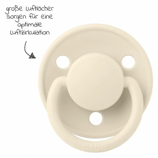 Bibs 6-tlg. Schnuller-Set - 4 Silikon-Schnuller De Lux 0-36 M + GRATIS 2x Silikon-Schnullerkette - Ivory Blush Vanilla Dark Oak 6 Bibs 6-tlg. Schnuller-Set - 4 Silikon-Schnuller De Lux 0-36 M + GRATIS 2x Silikon-Schnullerkette - Ivory Blush Vanilla Dark Oak – Bild 6