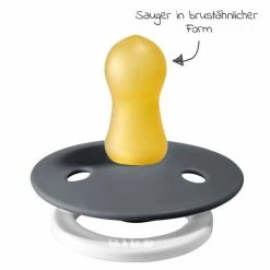 Bibs Leucht-Schnuller - Colour 2er Pack - Night - Iron / Baby Blue - Gr. 0-6 M -Baden & Waschen Verkäufe bibs leucht schnuller colour 2er pack night iron baby blue gr 0 6 m 110266 d2