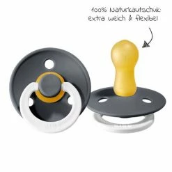 Bibs Leucht-Schnuller - Colour 2er Pack - Night - Iron / Baby Blue - Gr. 6-18 M -Baden & Waschen Verkäufe bibs leucht schnuller colour 2er pack night iron baby blue gr 6 18 m 120266 d4