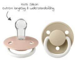 Bibs Leucht-Schnuller - De Lux 2er Pack - Night - Silikon - Blush / Vanilla - Gr. 0-36 M -Baden & Waschen Verkäufe bibs leucht schnuller de lux 2er pack night silikon blush vanilla gr 0 36 m 150216 d4