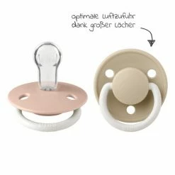 Bibs Leucht-Schnuller - De Lux 2er Pack - Night - Silikon - Blush / Vanilla - Gr. 0-36 M -Baden & Waschen Verkäufe bibs leucht schnuller de lux 2er pack night silikon blush vanilla gr 0 36 m 150216 d5
