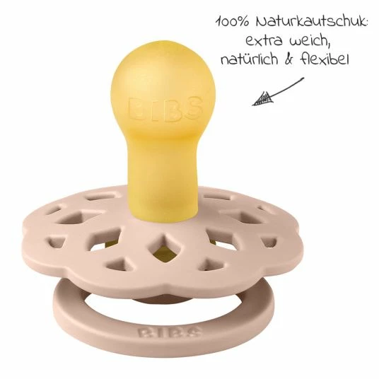 Bibs Schnuller 2er Pack Boheme - Naturkautschuk 6-18 M - Woodchuck / Blush 3 Bibs Schnuller 2er Pack Boheme - Naturkautschuk 6-18 M - Woodchuck / Blush – Bild 3