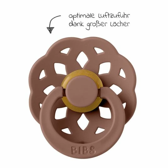 Bibs Schnuller 2er Pack Boheme - Naturkautschuk 6-18 M - Woodchuck / Blush 4 Bibs Schnuller 2er Pack Boheme - Naturkautschuk 6-18 M - Woodchuck / Blush – Bild 4