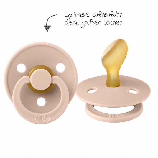 Bibs Schnuller 2er Pack Colour Anatomischer Sauger aus Naturkautschuk 6-18 M - Woodchuck / Blush 5 Bibs Schnuller 2er Pack Colour Anatomischer Sauger aus Naturkautschuk 6-18 M - Woodchuck / Blush – Bild 5