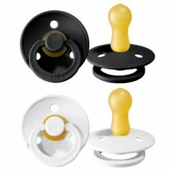 Bibs Schnuller - Colour 2er Pack - Black / White - Gr. 6-18 M