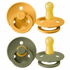 Bibs Schnuller - Colour 2er Pack - Honey Bee / Olive - Gr. 0-6 M