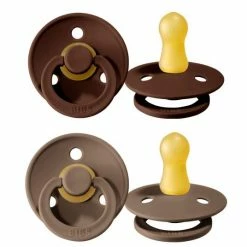Bibs Schnuller - Colour 2er Pack - Mocha / Dark Oak - Gr. 0-6 M