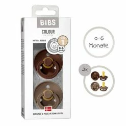 Bibs Schnuller - Colour 2er Pack - Mocha / Dark Oak - Gr. 0-6 M -Baden & Waschen Verkäufe bibs schnuller colour 2er pack mocha dark oak gr 0 6 m 110261 d5