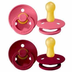 Bibs Schnuller - Colour 2er Pack - Ruby / Coral - Gr. 6-18 M