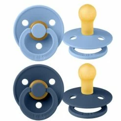 Bibs Schnuller - Colour 2er Pack - Sky Blue / Steel Blue - Gr. 0-6 M