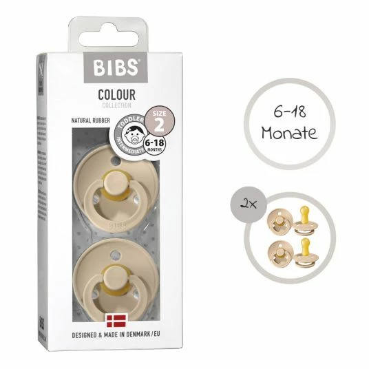 Bibs Schnuller - Colour 2er Pack - Vanilla - Gr. 6-18 M 6 Bibs Schnuller - Colour 2er Pack - Vanilla - Gr. 6-18 M – Bild 6