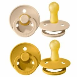 Bibs Schnuller - Colour 2er Pack - Vanilla / Mustard - Gr. 6-18 M