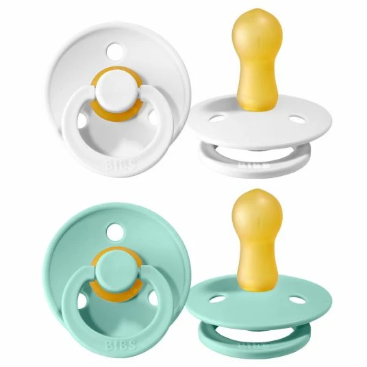 Bibs Schnuller - Colour 2er Pack - White / Mint - Gr. 6-18 M 1 Bibs Schnuller - Colour 2er Pack - White / Mint - Gr. 6-18 M