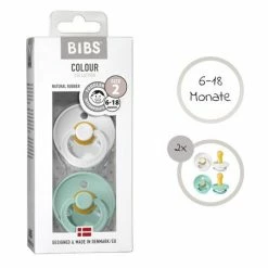Bibs Schnuller - Colour 2er Pack - White / Mint - Gr. 6-18 M 11 Bibs Schnuller - Colour 2er Pack - White / Mint - Gr. 6-18 M -Baden & Waschen Verkäufe bibs schnuller colour 2er pack white mint gr 6 18 m 120275 d5