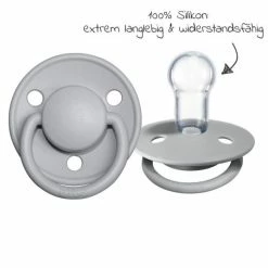 Bibs Schnuller - De Lux 2er Pack - Silikon - Cloud / Black - Gr. 0-36 M -Baden & Waschen Verkäufe bibs schnuller de lux 2er pack silikon cloud black gr 0 36 m 150218 d3