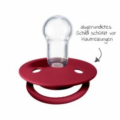 Bibs Schnuller - De Lux 2er Pack - Silikon - Coral / Ruby - Gr. 0-36 M -Baden & Waschen Verkäufe bibs schnuller de lux 2er pack silikon coral ruby gr 0 36 m 150221 d2