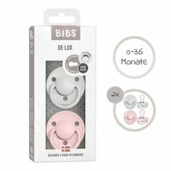 Bibs Schnuller - De Lux 2er Pack - Silikon - Haze / Blossom - Gr. 0-36 M -Baden & Waschen Verkäufe bibs schnuller de lux 2er pack silikon haze blossom gr 0 36 m 150229 d5