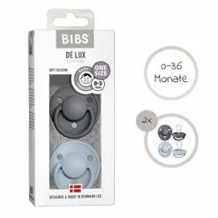 Bibs Schnuller - De Lux 2er Pack - Silikon - Iron / Baby Blue - Gr. 0-36 M 11 Bibs Schnuller - De Lux 2er Pack - Silikon - Iron / Baby Blue - Gr. 0-36 M -Baden & Waschen Verkäufe bibs schnuller de lux 2er pack silikon iron baby blue gr 0 36 m 150212 d5