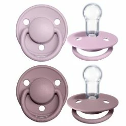 Bibs Schnuller - De Lux 2er Pack - Silikon - Lilac / Heather - Gr. 0-36 M
