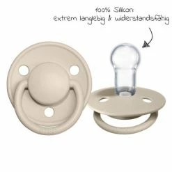 Bibs Schnuller - De Lux 2er Pack - Silikon - Vanilla / Dark Oak - Gr. 0-36 M -Baden & Waschen Verkäufe bibs schnuller de lux 2er pack silikon vanilla dark oak gr 0 36 m 150210 d3