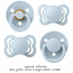 Bibs Schnuller Probierset - Try-it Collection 4er Pack - Baby Blue - Gr. 0-6 M -Baden & Waschen Verkäufe bibs schnuller probierset try it collection 4er pack baby blue gr 0 6 m 91342 d2