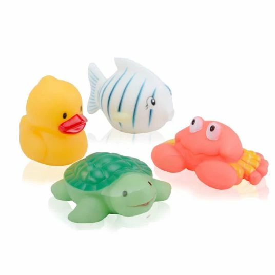 Bieco Bade-Spielfigur 4er Pack - Meereswelt 1 Bieco Bade-Spielfigur 4er Pack - Meereswelt