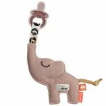 Done by Deer Mini-Kuscheltier mit Schnullerhalter - Puffee - Blau 5 Done by Deer Mini-Kuscheltier mit Schnullerhalter - Puffee - Blau – Bild 5