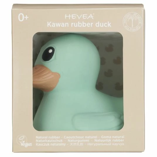 HEVEA Bade- und Spielzeugente aus Naturkautschuk - Kawan - Dusty Mint 2 HEVEA Bade- und Spielzeugente aus Naturkautschuk - Kawan - Dusty Mint – Bild 2