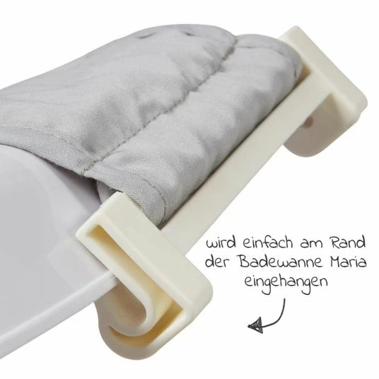 Keeeper Baby-Badenetz Iwona für Badewanne Maria mit Stöpsel - Soft Grey 3 Keeeper Baby-Badenetz Iwona für Badewanne Maria mit Stöpsel - Soft Grey – Bild 3