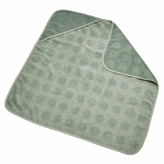 Leander Kapuzen-Badetuch Hoodie aus Bio-Baumwolle - Organic - Sage Green - Kollektion 2022 1 Leander Kapuzen-Badetuch Hoodie aus Bio-Baumwolle - Organic - Sage Green - Kollektion 2022
