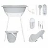 LUMA babycare 9-tlg. Bade- & Pflegeset - Light Grey