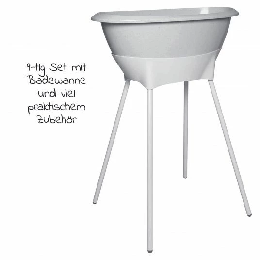 LUMA babycare 9-tlg. Bade- & Pflegeset - Light Grey 2 LUMA babycare 9-tlg. Bade- & Pflegeset - Light Grey – Bild 2