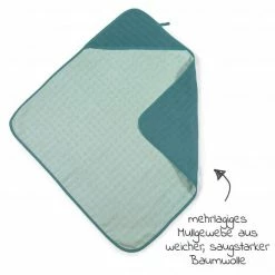 Makian 9-tlg. Bade-Set Mull Kapuzenbadetuch + 8 Waschhandschuhe - Patina / Mint -Baden & Waschen Verkäufe makian 9 tlg bade set mull kapuzenbadetuch 8 waschhandschuhe patina mint set 484 d2