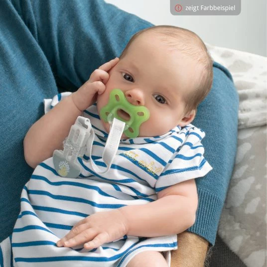 MAM Schnuller 2er Pack Comfort - Silikon Newborn ab 0 M - Blau Grün 6 MAM Schnuller 2er Pack Comfort - Silikon Newborn ab 0 M - Blau Grün – Bild 6