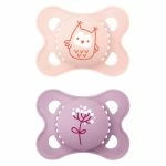 MAM Schnuller 2er Pack Original Elements - Silikon ab 16 M - Rosa Lila 6 MAM Schnuller 2er Pack Original Elements - Silikon ab 16 M - Rosa Lila – Bild 6