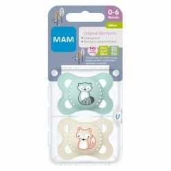 MAM Schnuller 2er Pack Original Elements - Silikon 0-6 M - Waschbär & Fuchs 9 MAM Schnuller 2er Pack Original Elements - Silikon 0-6 M - Waschbär & Fuchs -Baden & Waschen Verkäufe mam schnuller 2er pack original elements silikon 0 6 m waschbar fuchs 80921711 d3