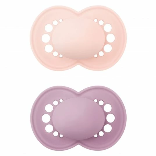 MAM Schnuller 2er Pack Original Elements - Silikon ab 16 M - Rosa Lila 1 MAM Schnuller 2er Pack Original Elements - Silikon ab 16 M - Rosa Lila
